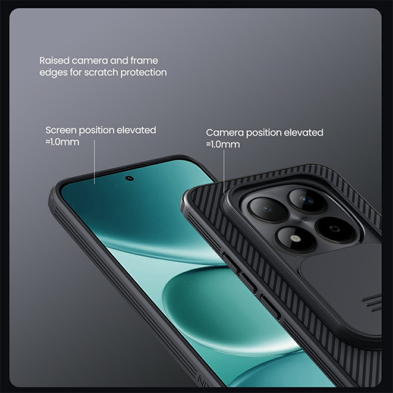 NILLKIN Camshield Pro case with camera cover for Xiaomi Redmi Note 15 Pro Plus 5G