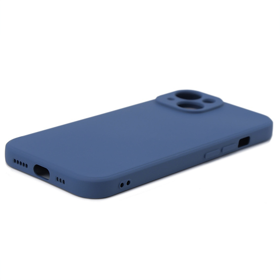 Case for iPhone 15 Plus, Silicone Lite, dark blue