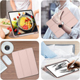 Case for iPad Pro 12.9" 2022/2021/2020 (6/5/4 gen.), Smart Pencil, with space for stylus, pink