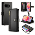Flip case for Samsung Galaxy A56 5G, Wallet Zipper Pocket, black