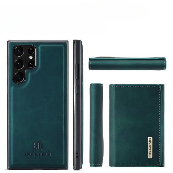 Case for Samsung Galaxy S23 Ultra, DG.MING 2in1, green
