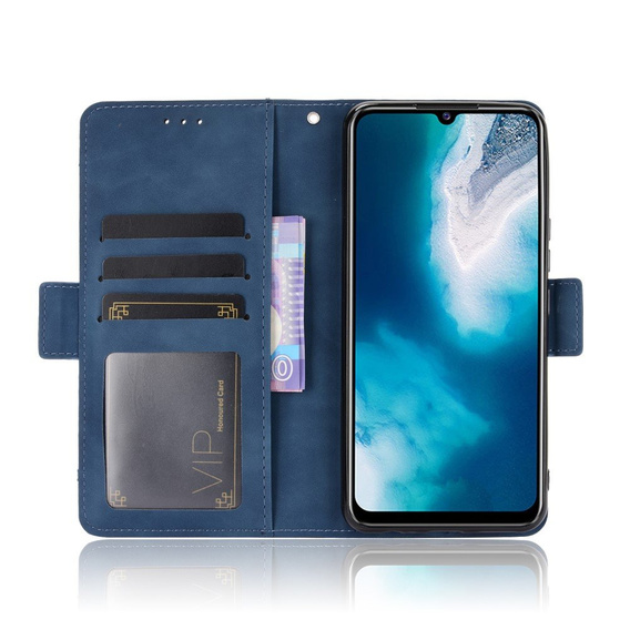 Flip case for vivo V20 SE / vivo Y70 2020, Card Slot, blue