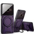 Armored Case for Xiaomi Redmi A3, Magnetic Ring, purple