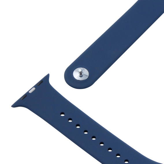 Silicone strap for Apple Watch 1/2/3/4/5/6/7/8/SE/ULTRA 42/44/45/49mm - Black