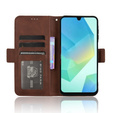 Flip case for Samsung Galaxy A16, Card Slot, brown