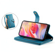 Flip case for Samsung Galaxy A56 5G, Wallet Zipper Pocket, blue