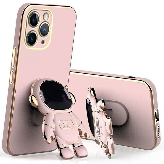 Case for iPhone 14 Pro Max, Astronaut, pink rose gold