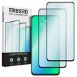 2x Tempered Glass for Motorola Edge 40, ERBORD 3D full display