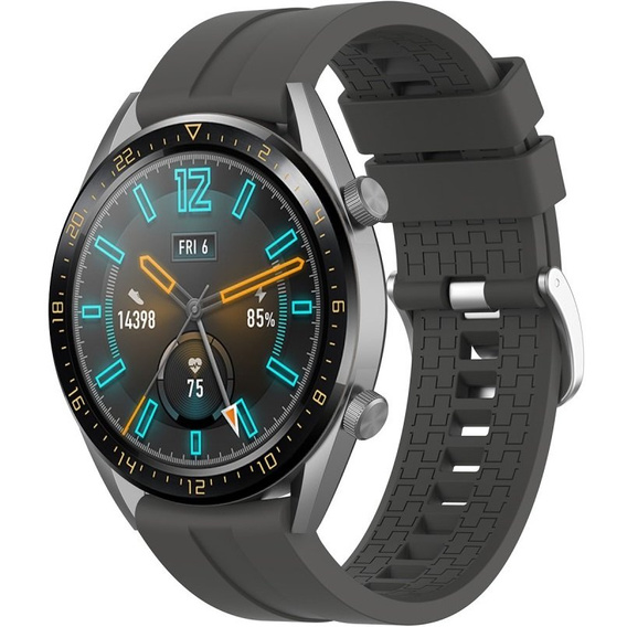 22mm Silicone strap with buckle for Huawei Watch GT / Watch GT2 - White