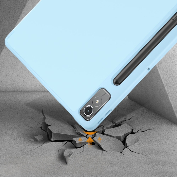 Case for Lenovo Tab P12, Smartcase with stylus space, blue