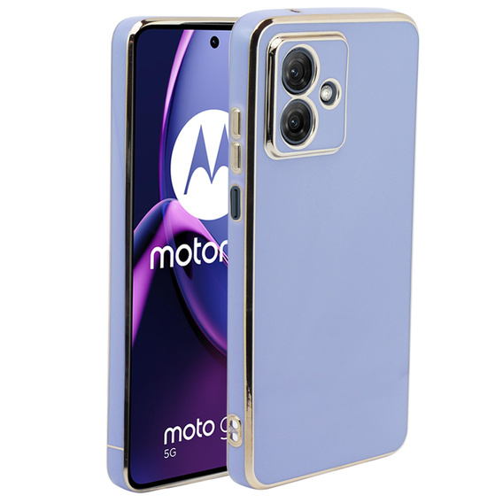 Case for Motorola Moto G54 5G, Glamour CamShield, blue
