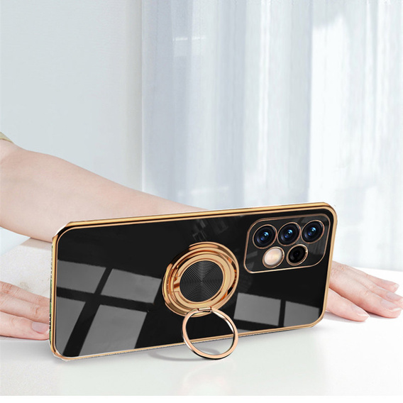 Case for Samsung Galaxy A13 4G, Electro Ring, black