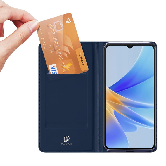 Dux Ducis Case for Oppo A17, Skinpro, dark blue