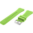 Silicone strap Twill Texture 20mm, Cyan