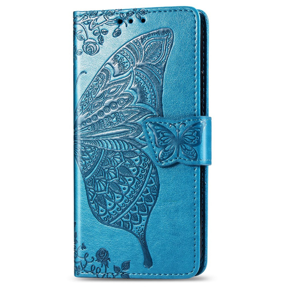 Flip case for Xiaomi Redmi 9, Butterfly, blue