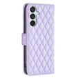 Flip case for Samsung Galaxy M15 5G, Wallet, BINFEN COLOR, purple