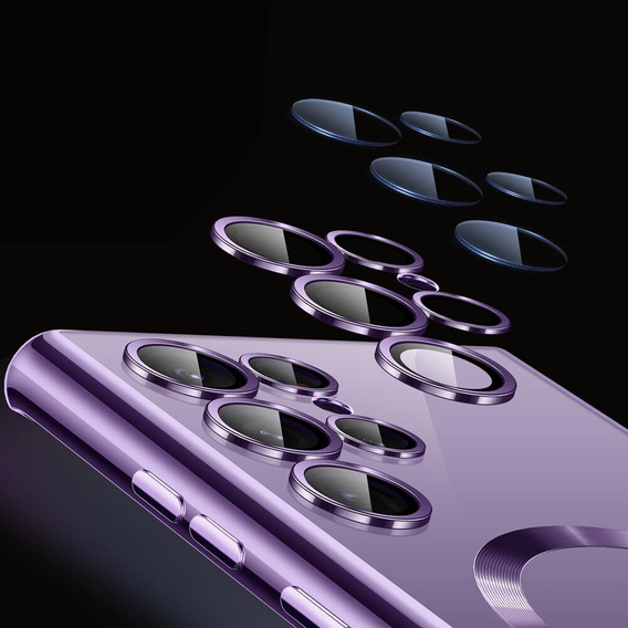 Case for Samsung Galaxy S23 Ultra, MagSafe Hybrid, purple