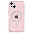 Case for iPhone 14, Dropproof MagSafe Glitter, pink