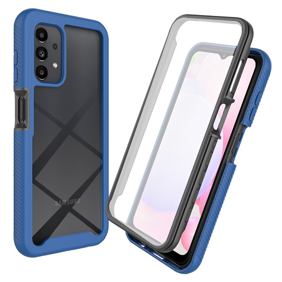 Case for Samsung Galaxy A13 4G, Shockproof, with film, blue