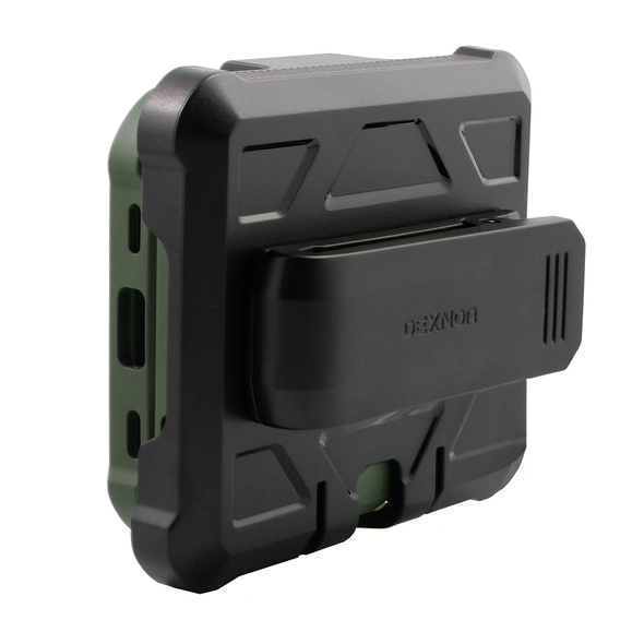 Armored Case for Samsung Galaxy Z Flip 4 5G, Dexnor Clip Holder, green