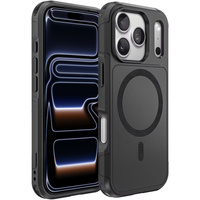 MagForce case for iPhone 17 Pro, for MagSafe, armoured, black