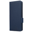 Flip case for Nokia X30 5G, Wallet Litchi Magnet Case, dark blue