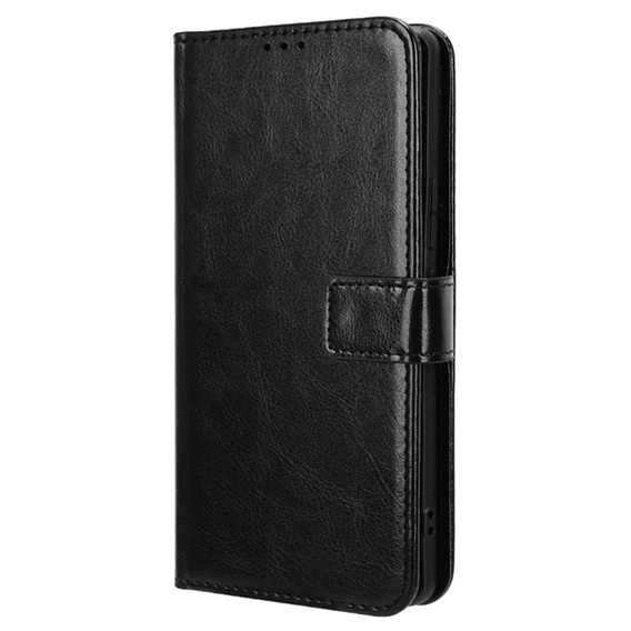Flip case for Infinix Zero 30 5G, Crazy Horse Wallet, black
