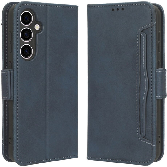 Flip case for Samsung Galaxy S23 FE, Card Slot, blue