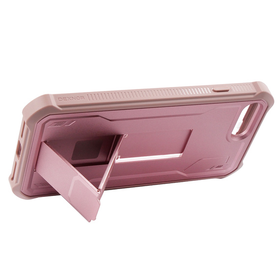 Armored case for iPhone 7 Plus / 8 Plus, Dexnor Full Body, pink rose gold