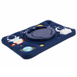 Children's Silicone Case for Samsung Galaxy Tab A9 T220 X110 / X117, Armored, Astronaut, Navy Blue