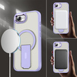 Case for Iphone 16E, Kickstand Matt Case, for MagSafe, purple