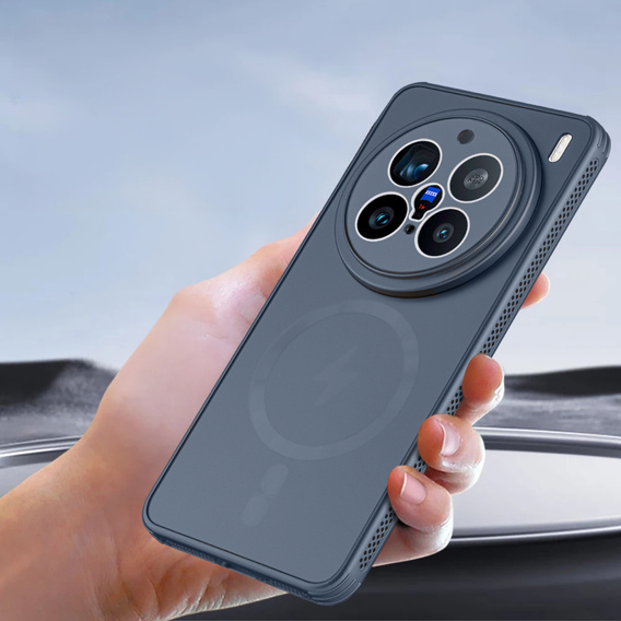 The casefor Vivo X200 Pro 5G, MagSafe, dark blue