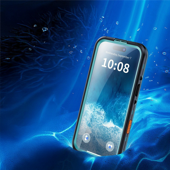 Case for iPhone Air, Waterproof IP68, SHELLBOX MagSafe, blue