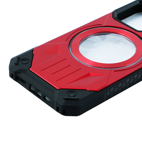 Case for iPhone 13 Pro, Heavy Duty, for MagSafe, red