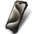 Armored case for iPhone 15 Pro, Aluminum Alloy, black