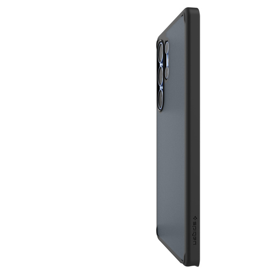 Spigen case for Samsung Galaxy S25 Ultra, Ultra Hybrid, black / matte + 9H Tempered Glass