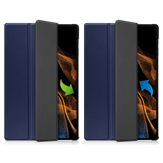 Case for Samsung Galaxy Tab S9 Ultra, Smartcase, blue