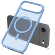 Matt Case for iPhone Air, for MagSafe, translucent blue
