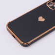 Case for Apple iPhone 11, Electro heart, black