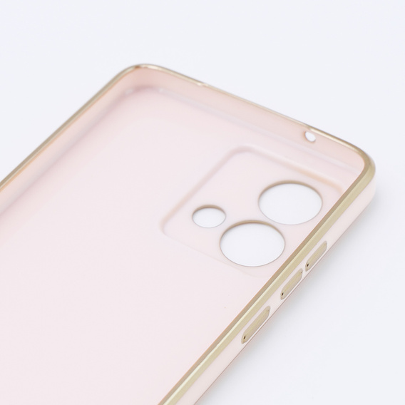Case for Motorola Moto G84 5G, Glamour CamShield, pink rose gold
