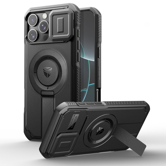 Armored case for iPhone 16 Pro Max, Dexnor CamProtect MagSafe, black