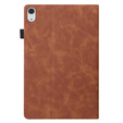 Case for iPad 10.9 2022 10 Gen, Classic, with space for stylus, brown