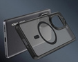 Case for Honor 200 Pro, for MagSafe, ERBORD Matt Case, black