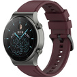 Silicone strap for Huawei Watch GT 2 Pro - Wine Red