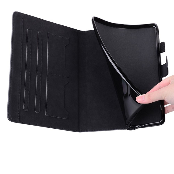 Case for Lenovo Tab M10 Plus 10.6 Gen 3, with flap, animal, black