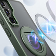Case for Samsung Galaxy S23 FE, Military Magnet, for MagSafe, green
