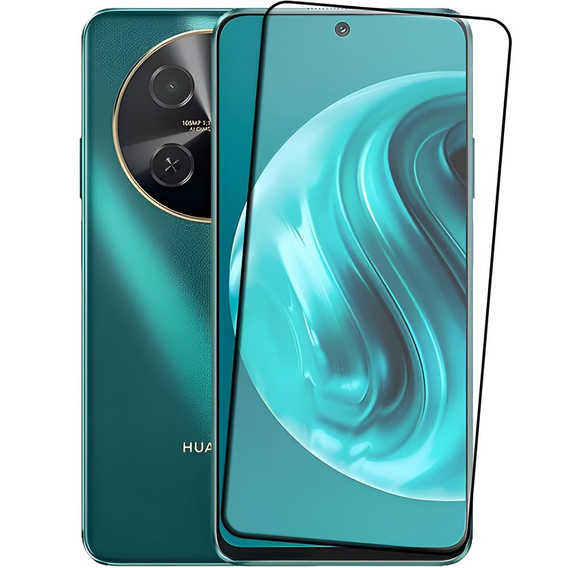 3D Tempered Glass for Huawei Nova 12i, black frame