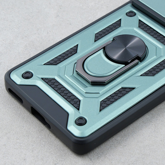 Case for Oppo Reno 10 / 10 Pro, CamShield Slide, green