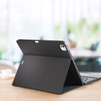 Case + keyboard Apple iPad Pro 13" 7 gen. 2024, Dux Ducis TouchPad Leather Pen Slot, black