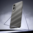 Spigen case for Samsung Galaxy S25, Liquid Air, black + 9H Tempered Glass